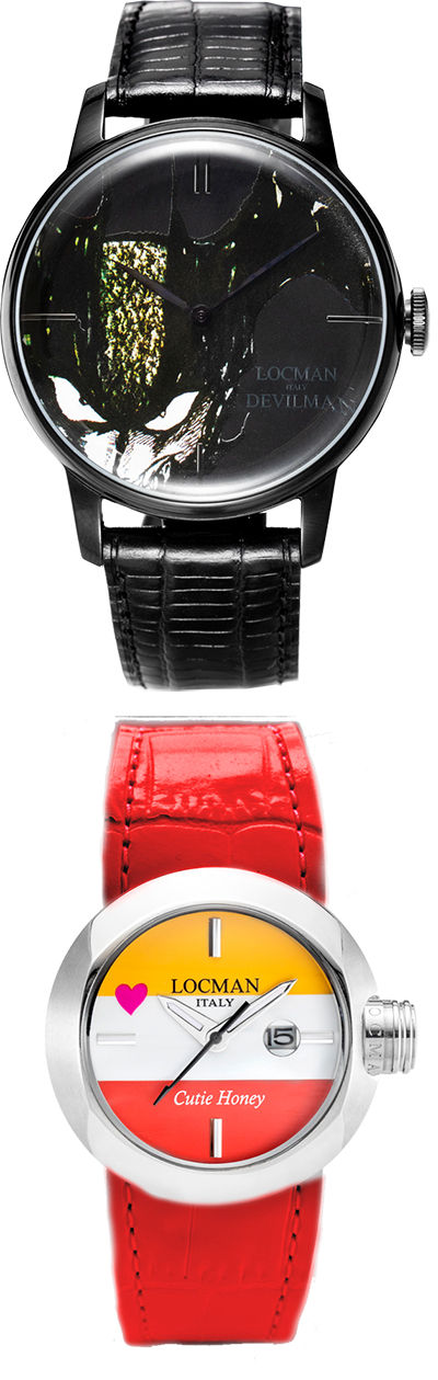 PowerWatch WATCH NEWS|LOCMAN/ロックマン|(上)LOCMAN×デビルマン/(下)LOCMAN×キューティーハニー