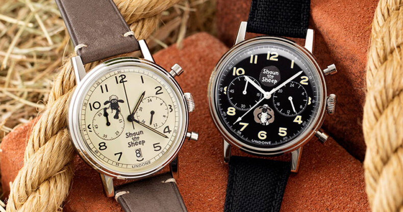 ショーンをデザインに落とし込んだ文字盤が魅力的 カスタムウオッチブランド アンダーン が ひつじのショーン とコラボモデルを発売 Watch Life News ウオッチライフを楽しむ時計総合ニュースサイト