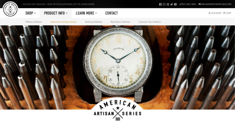 懐中時計を腕時計にカスタム アメリカ発の異色ブランド ヴォルティック ウォッチ カンパニーとは Watch Life News ウオッチライフを楽しむ時計総合ニュースサイト