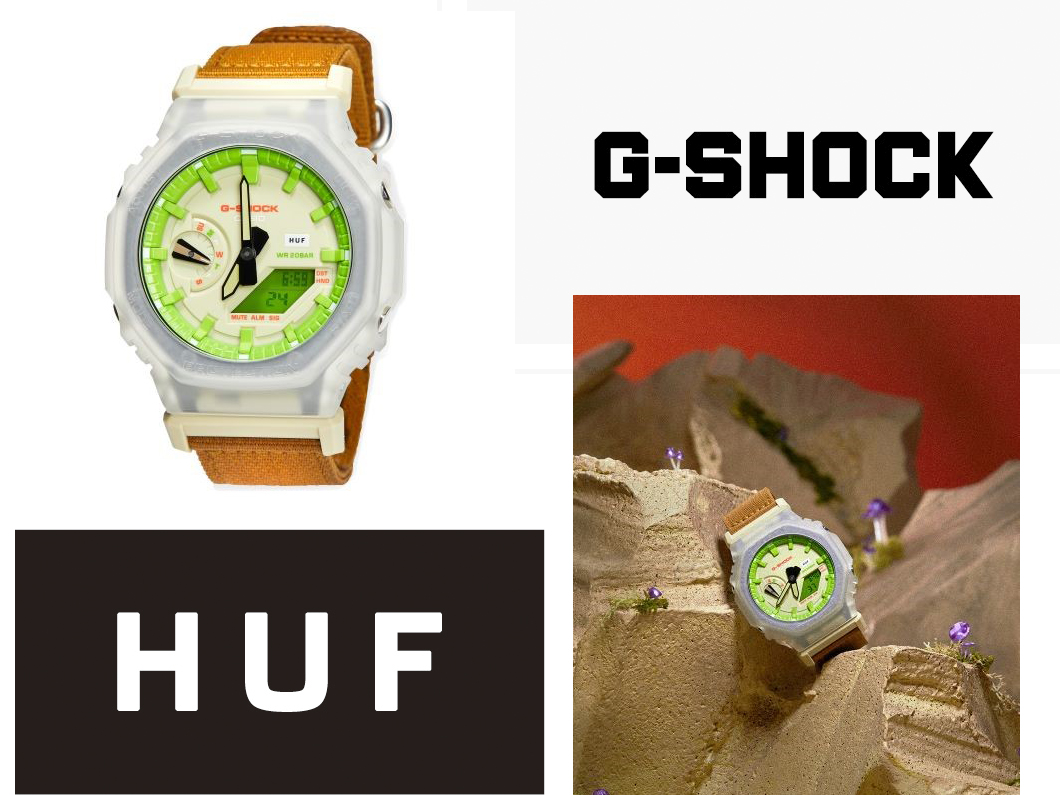 gショックHUF x G-SHOCK コラボモデル