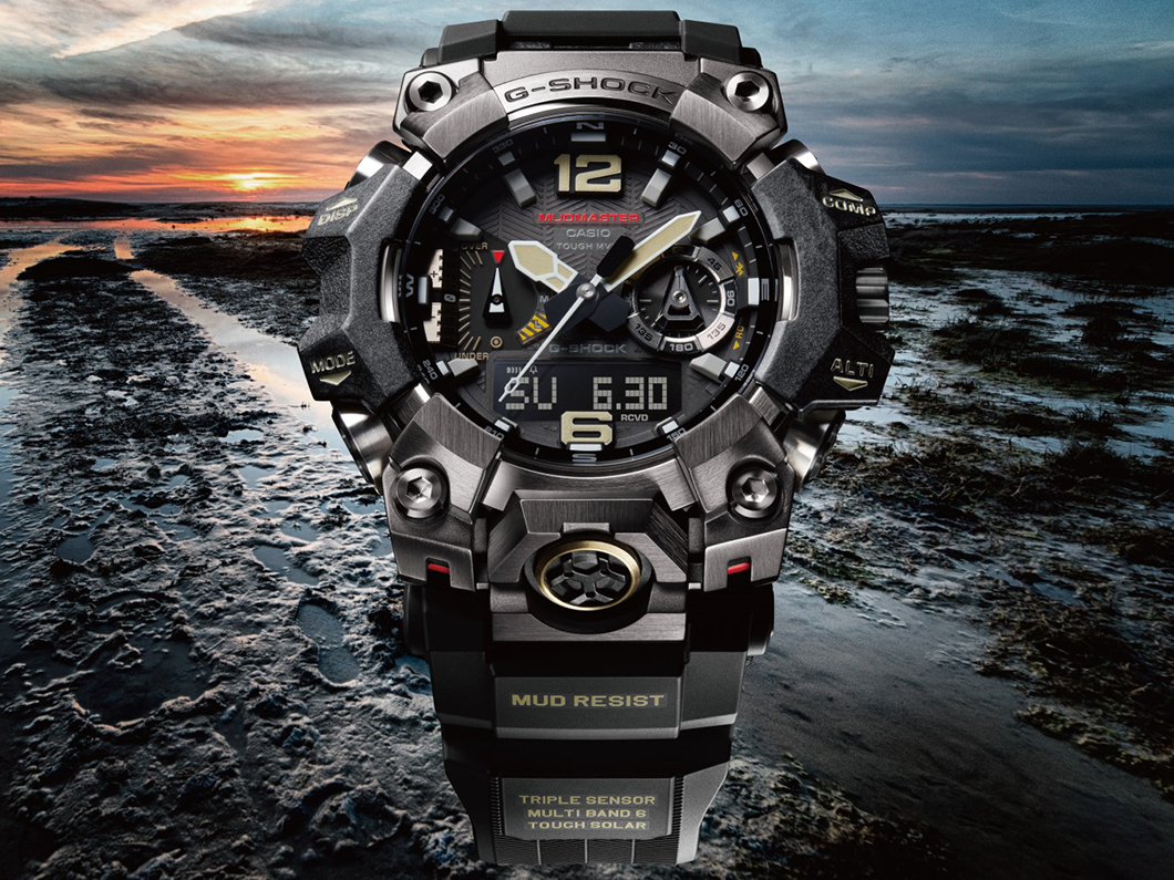 G-SHOCK、マッドマスターの最新モデル!】防塵・防泥のメタル外装で耐