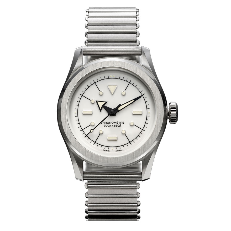 M.S.L.-CHRONOMETER-POLAR-WHITE