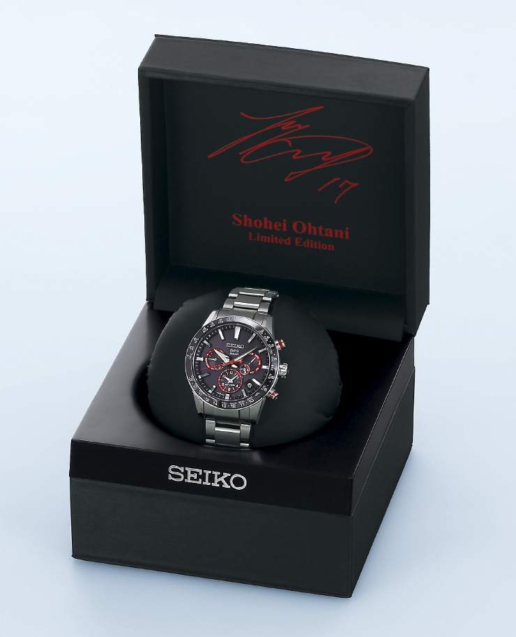 ＜セイコー アストロン＞5Xシリーズ デュアルタイム 大谷翔平 2019 限定モデル　SBXC017