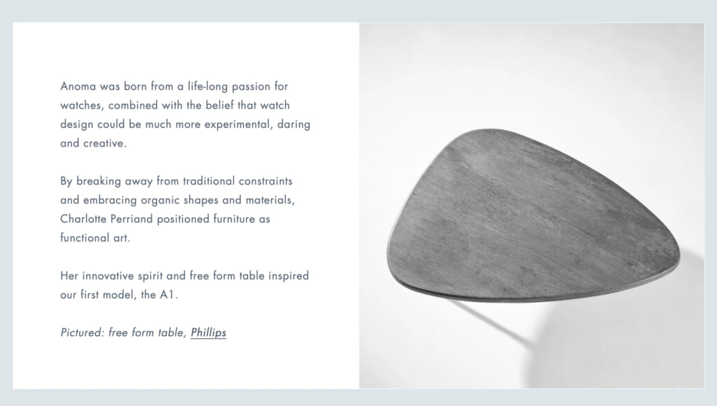 table inspired