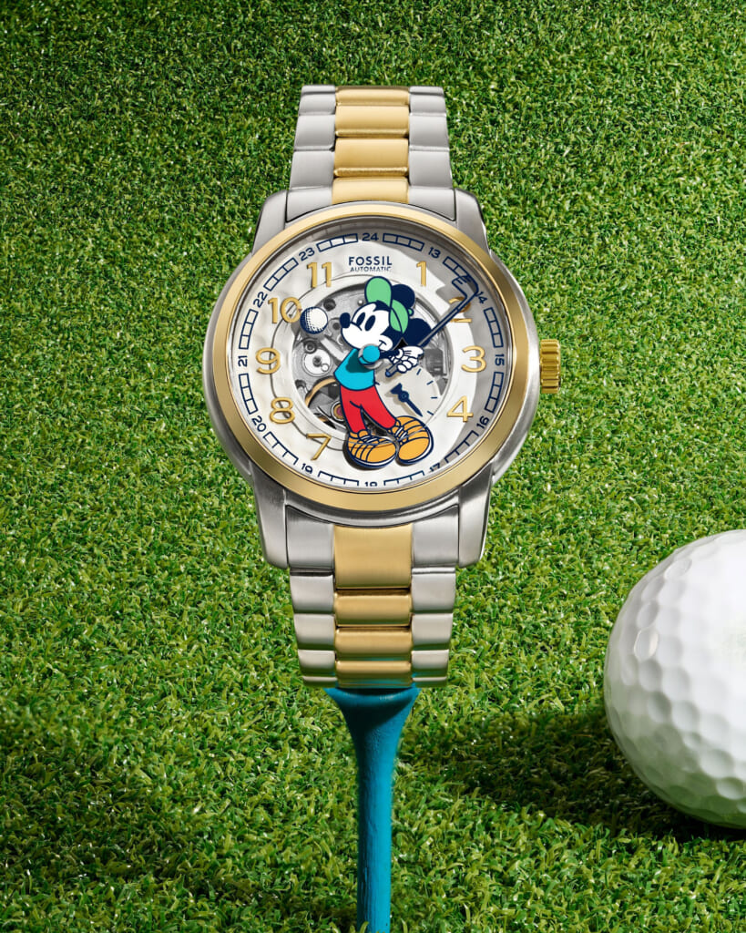 Disney Mickey Mouse x Fossil 限定モデル ゴルフウォッチ