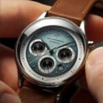 About Vintage 1564 Chronodate Automatic Ice Blue