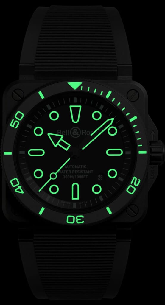 BELL&ROSS BR-03-DIVER-LUM-OUTLINE