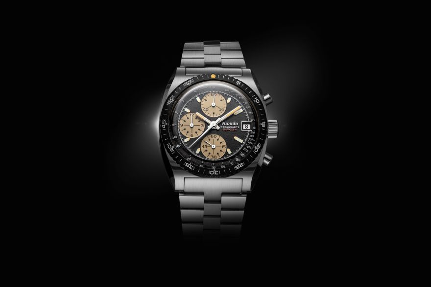 Nivada Grenchen Chronosport Meca-Quartz Sand