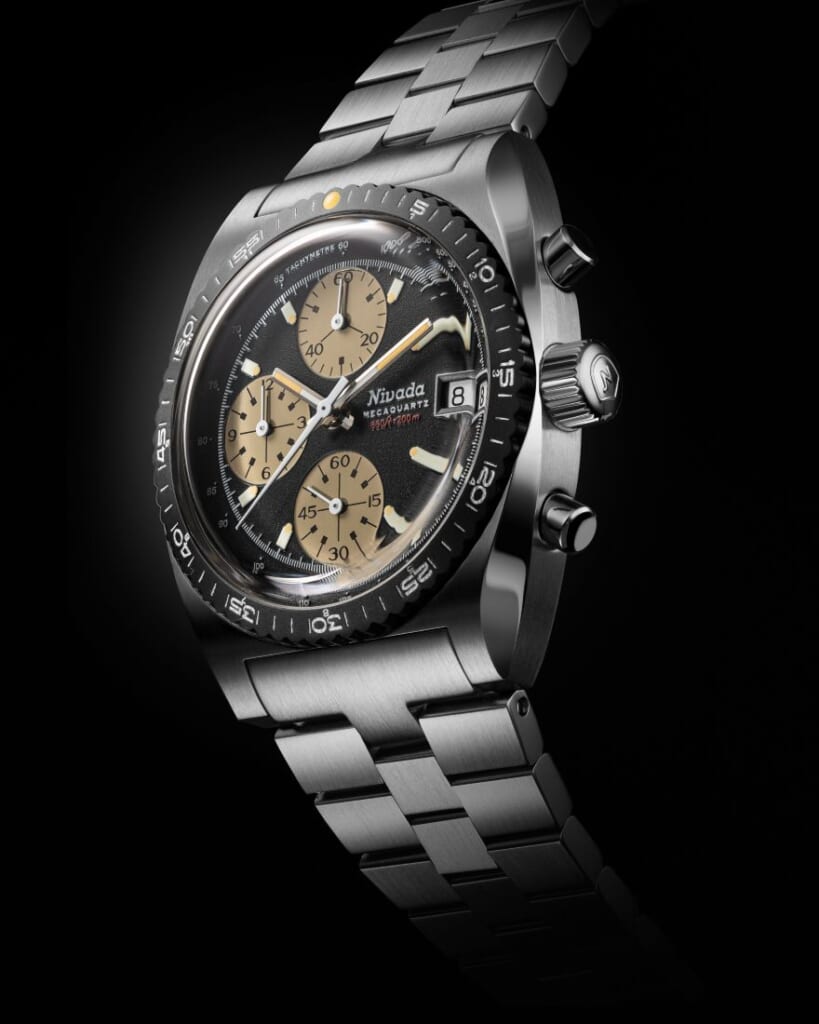 Nivada Grenchen Chronosport Meca-Quartz Sand