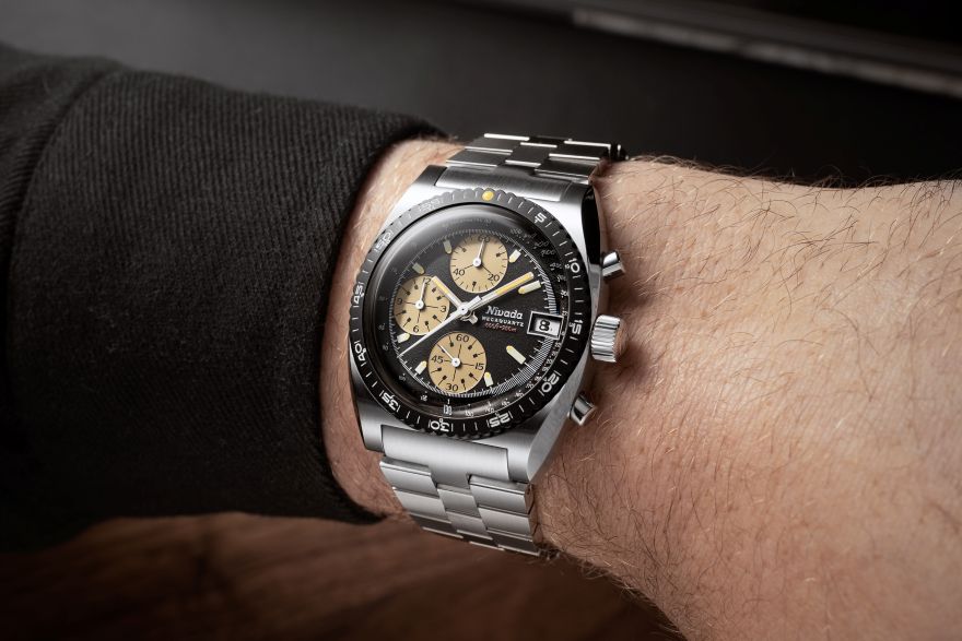 Nivada Grenchen Chronosport Meca-Quartz Sand