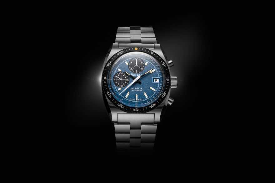 Nivada Grenchen Chronosport Blue Petroleum
