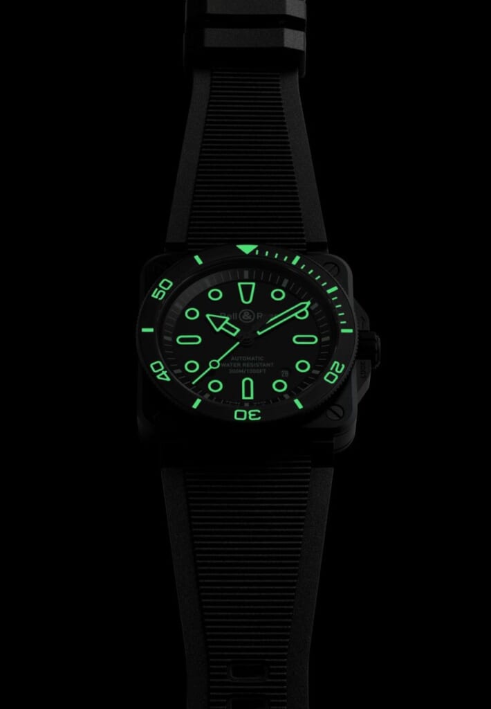 BELL&ROSS BR-03-DIVER-LUM-OUTLINE