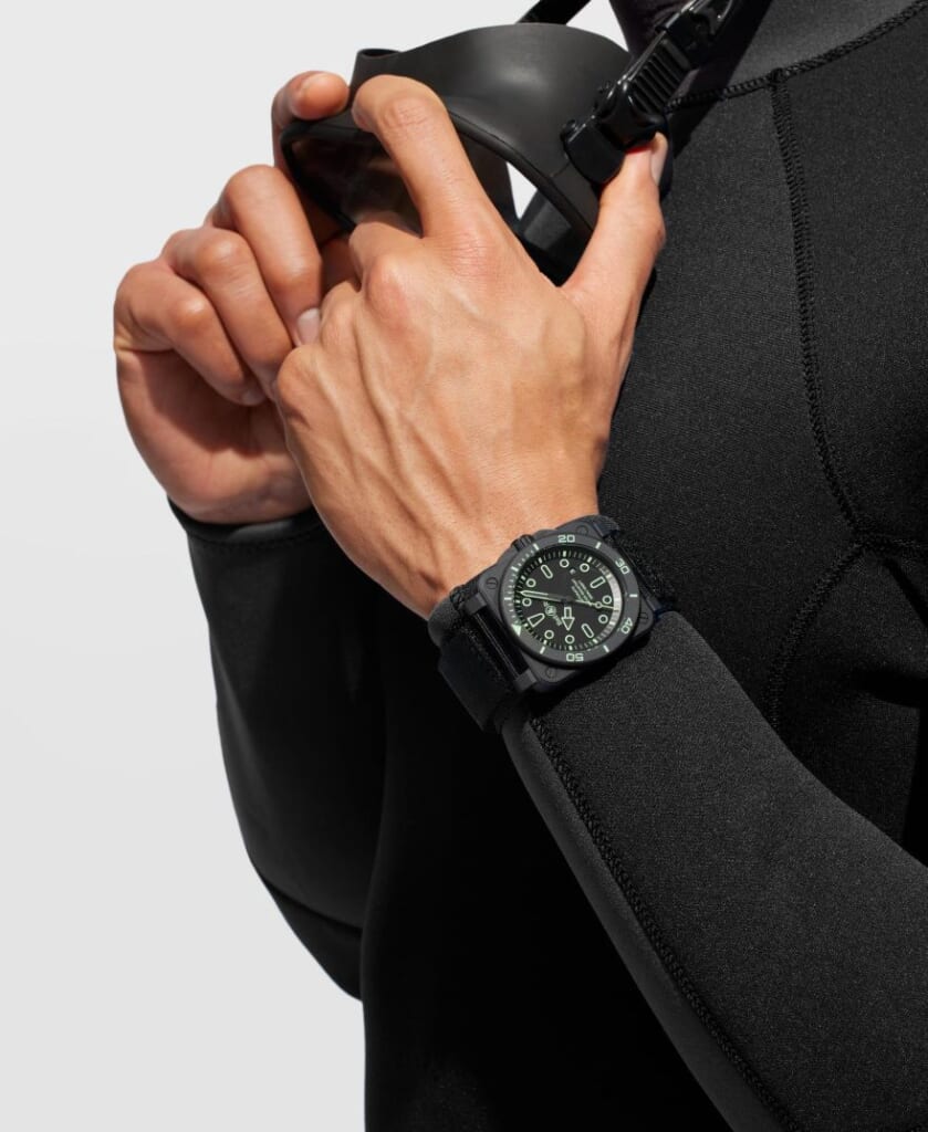 BELL&ROSS BR-03-DIVER-LUM-OUTLINE