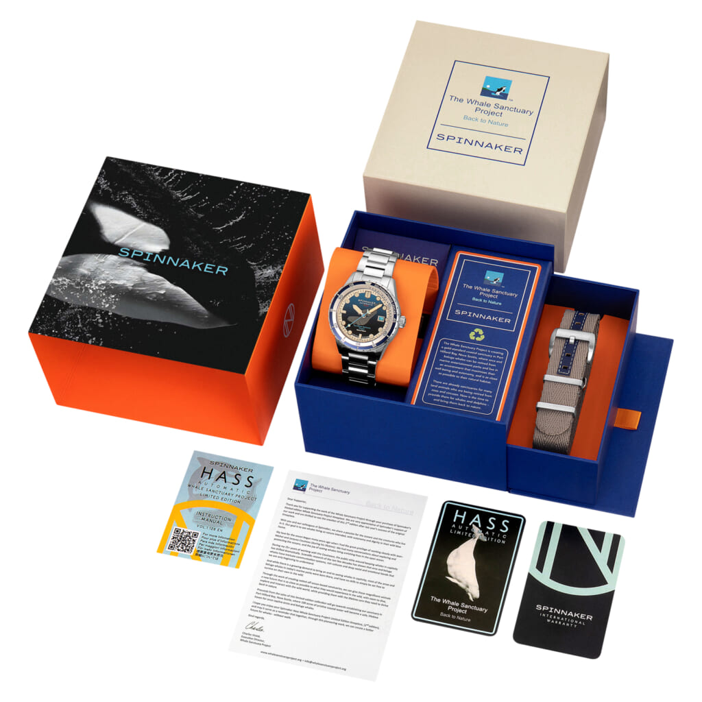 スピニカー HASS AUTOMATIC WHALE SANCTUARY PROJECT SECOND EDITION ベルーガモデル