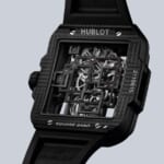 HUBLOT square-bang tourbillon 4day powerreserve 3Dcarbon