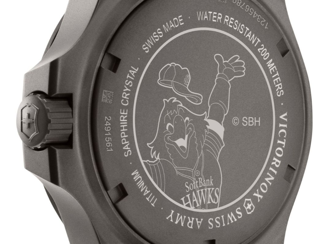 Victorinox×softbankhawks collaboration watch