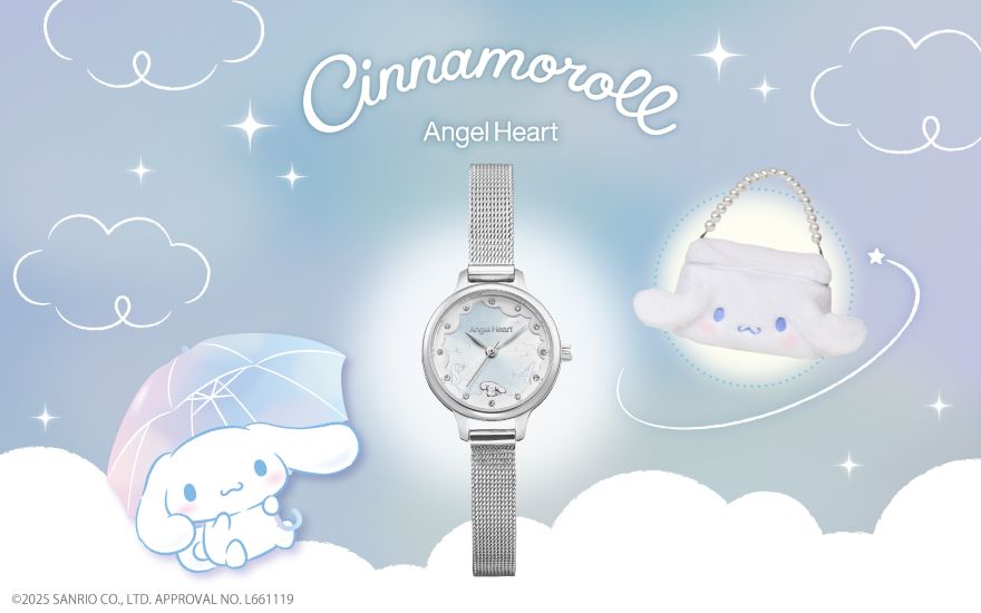 Angel Heart cinnamoroll collaboration watch