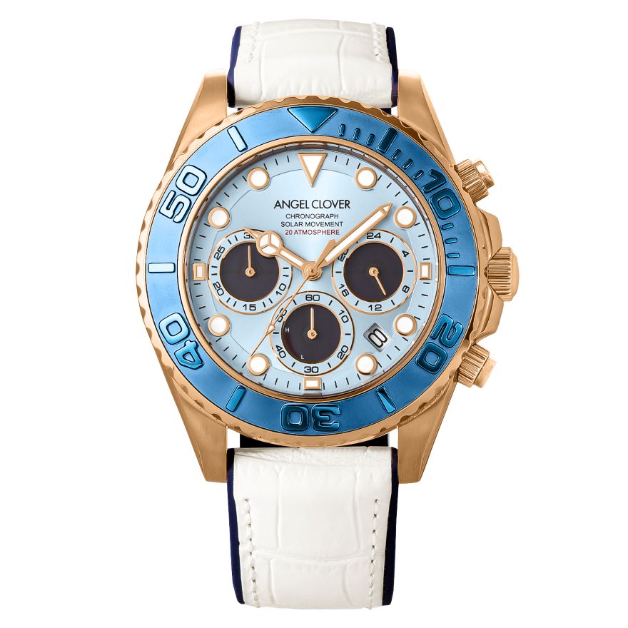 ANGEL CLOVER TIME CRAFT DIVER SOLAR CHRONOGRAPH