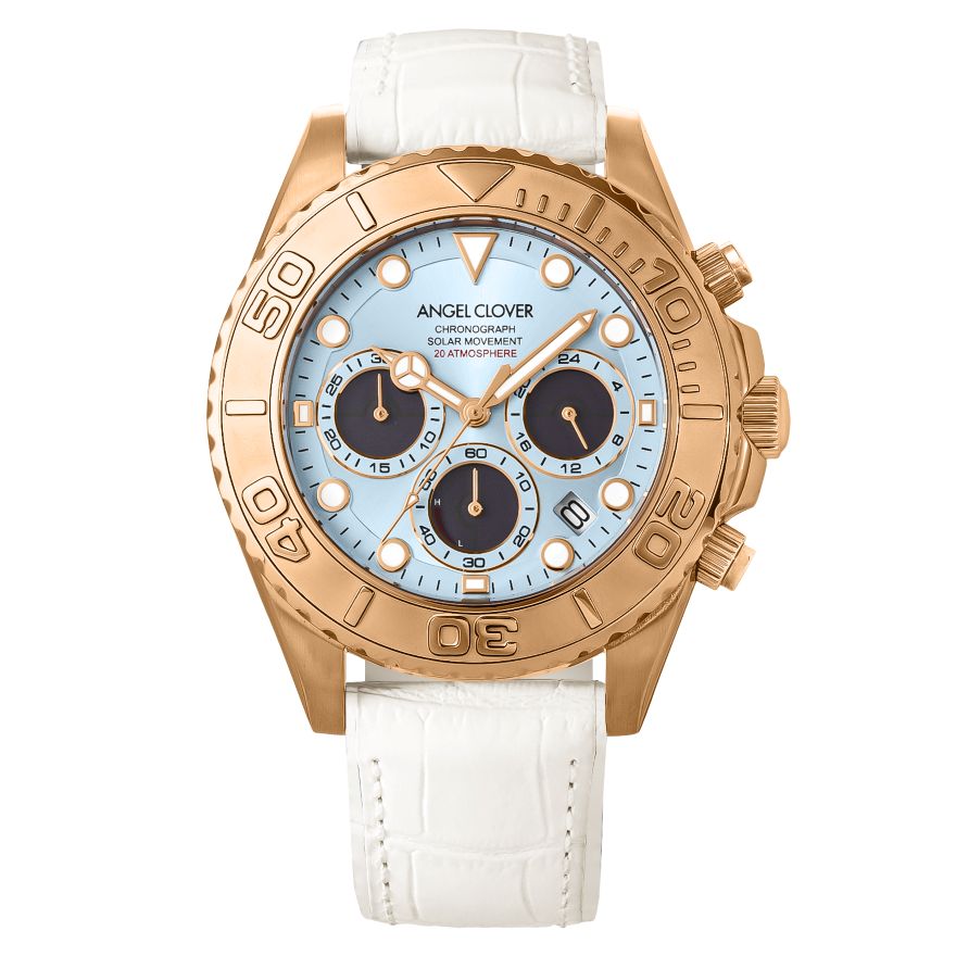 ANGEL CLOVER TIME CRAFT DIVER SOLAR CHRONOGRAPH