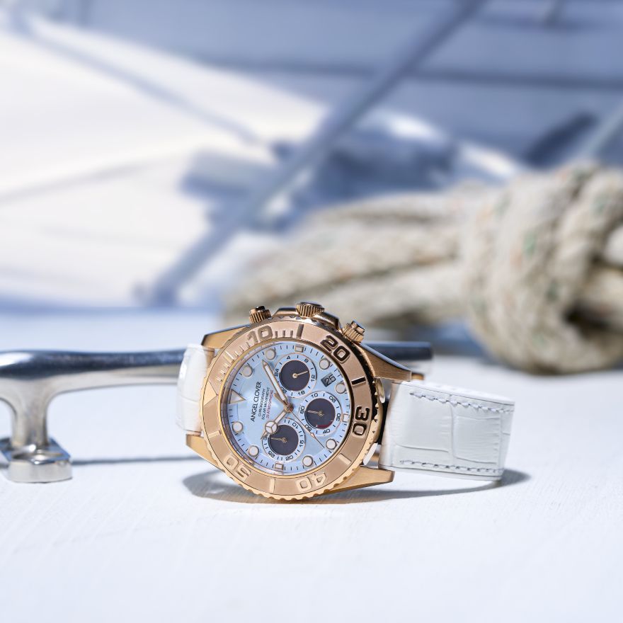 ANGEL CLOVER TIME CRAFT DIVER SOLAR CHRONOGRAPH