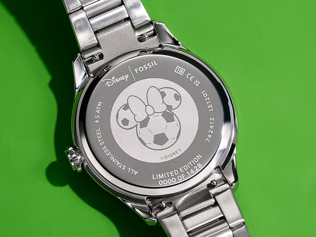 Disney x Fossil 限定エディション ミニーマウス サッカーウォッチ