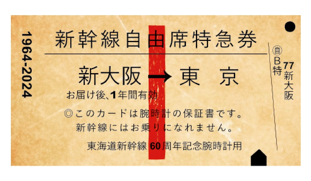 東海道新幹線開業60周年記念 0系 GMT腕時計