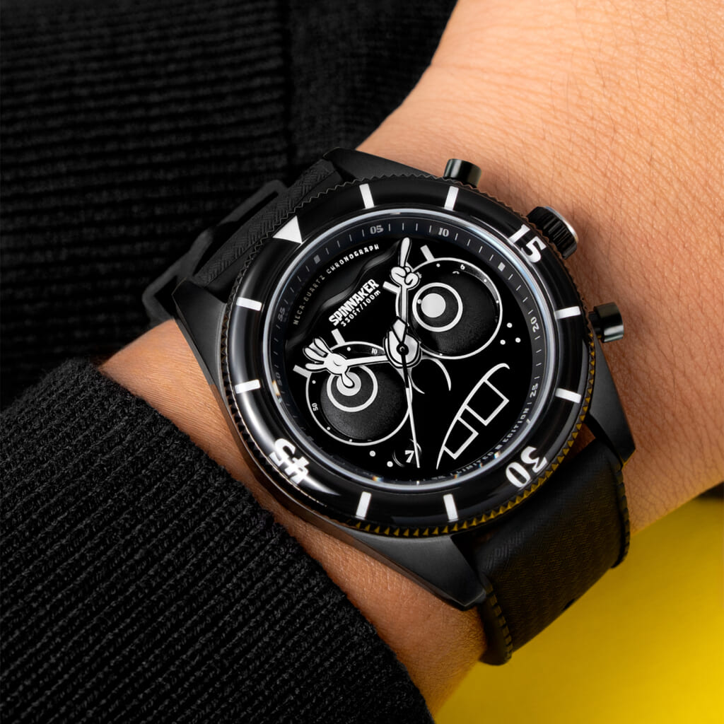 SPINNAKER（スピニカー） THE FLEUSS CHRONOGRAPH SPONGEBOB SQUAREPANTS EYEDIAL LIMITED EDITIONフルース クロノグラフ スポンジ・ボブ スクエアパンツ アイダイヤル リミテッドエディション