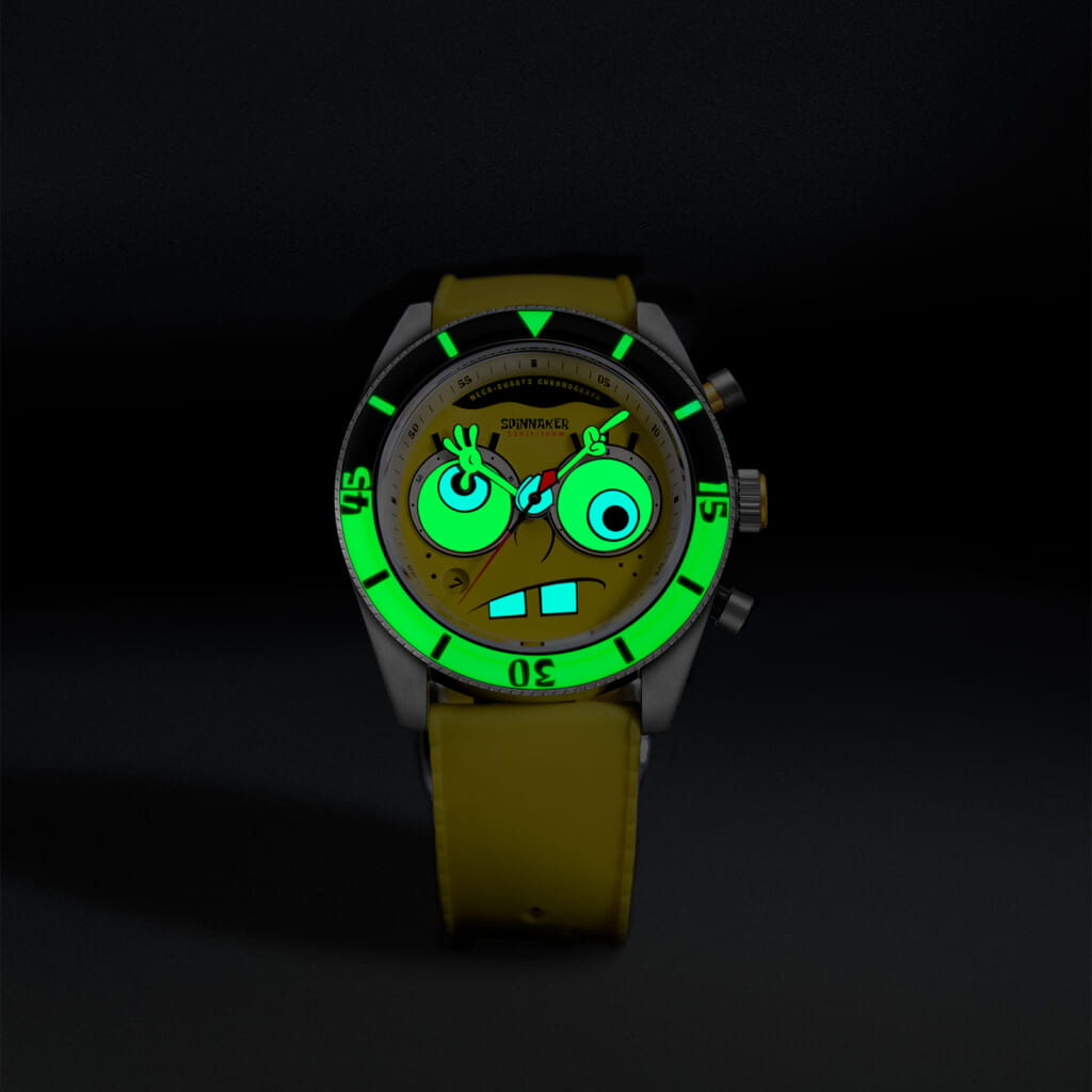 SPINNAKER（スピニカー） THE FLEUSS CHRONOGRAPH SPONGEBOB SQUAREPANTS EYEDIAL LIMITED EDITIONフルース クロノグラフ スポンジ・ボブ スクエアパンツ アイダイヤル リミテッドエディション