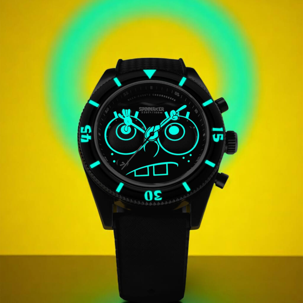 SPINNAKER（スピニカー） THE FLEUSS CHRONOGRAPH SPONGEBOB SQUAREPANTS EYEDIAL LIMITED EDITIONフルース クロノグラフ スポンジ・ボブ スクエアパンツ アイダイヤル リミテッドエディション