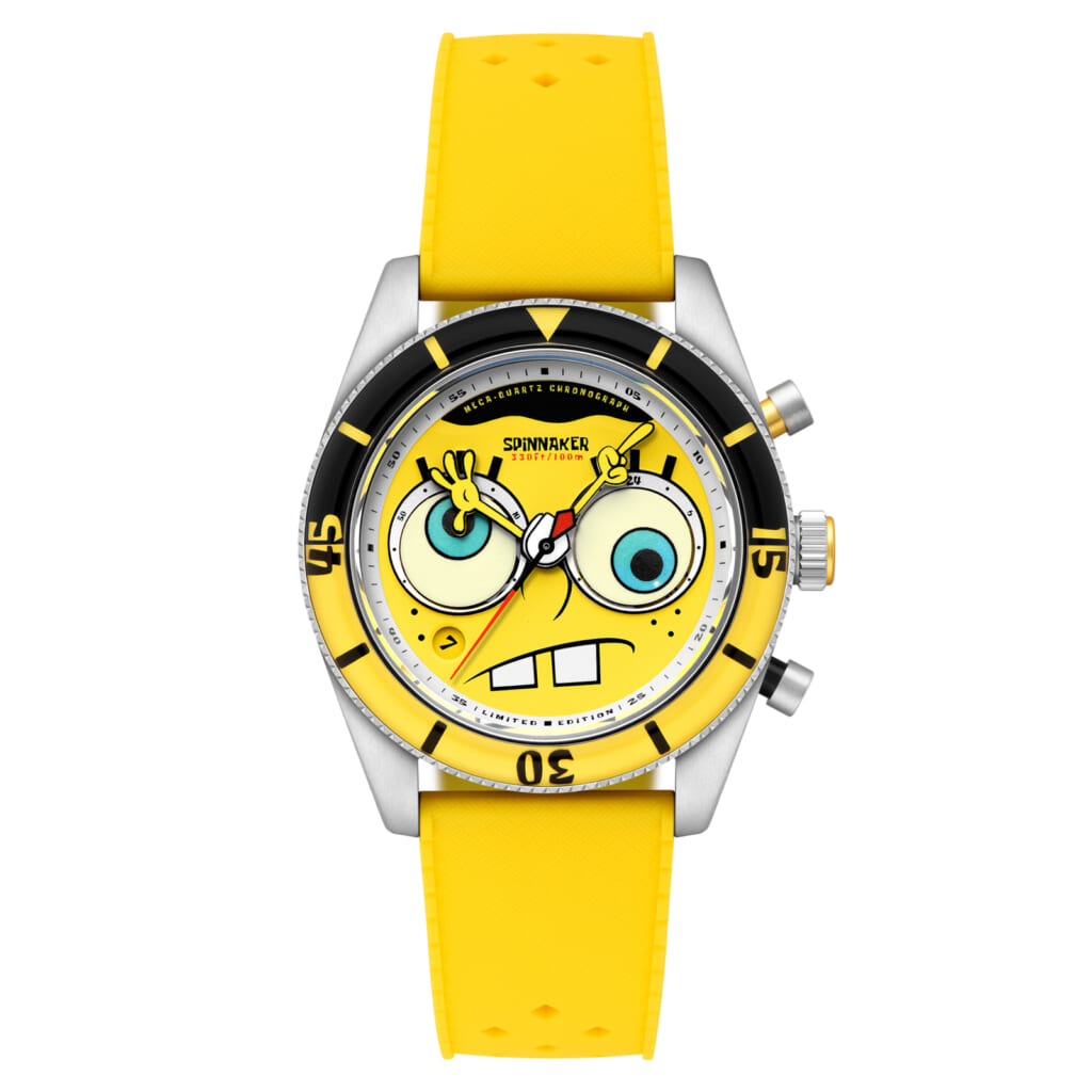 SPINNAKER（スピニカー） THE FLEUSS CHRONOGRAPH SPONGEBOB SQUAREPANTS EYEDIAL LIMITED EDITIONフルース クロノグラフ スポンジ・ボブ スクエアパンツ アイダイヤル リミテッドエディション
