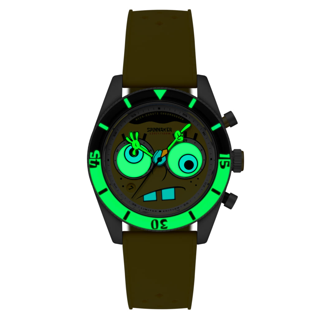 SPINNAKER（スピニカー） THE FLEUSS CHRONOGRAPH SPONGEBOB SQUAREPANTS EYEDIAL LIMITED EDITIONフルース クロノグラフ スポンジ・ボブ スクエアパンツ アイダイヤル リミテッドエディション