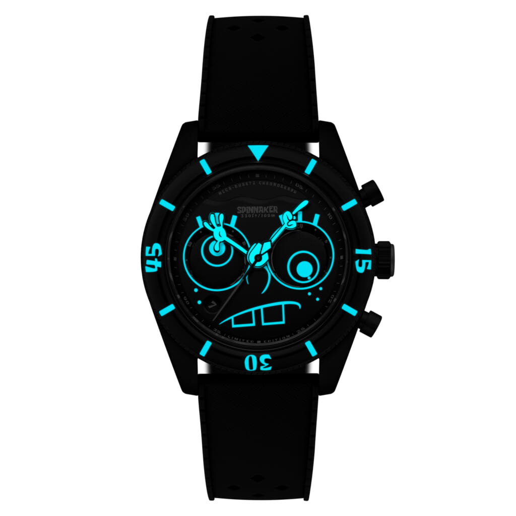 SPINNAKER（スピニカー） THE FLEUSS CHRONOGRAPH SPONGEBOB SQUAREPANTS EYEDIAL LIMITED EDITIONフルース クロノグラフ スポンジ・ボブ スクエアパンツ アイダイヤル リミテッドエディション