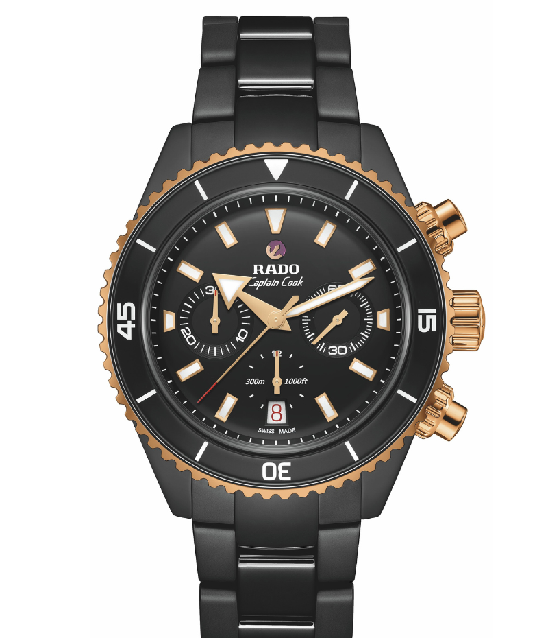 RADO(ラドー) Captain Cook High-Tech Ceramic Chronograph