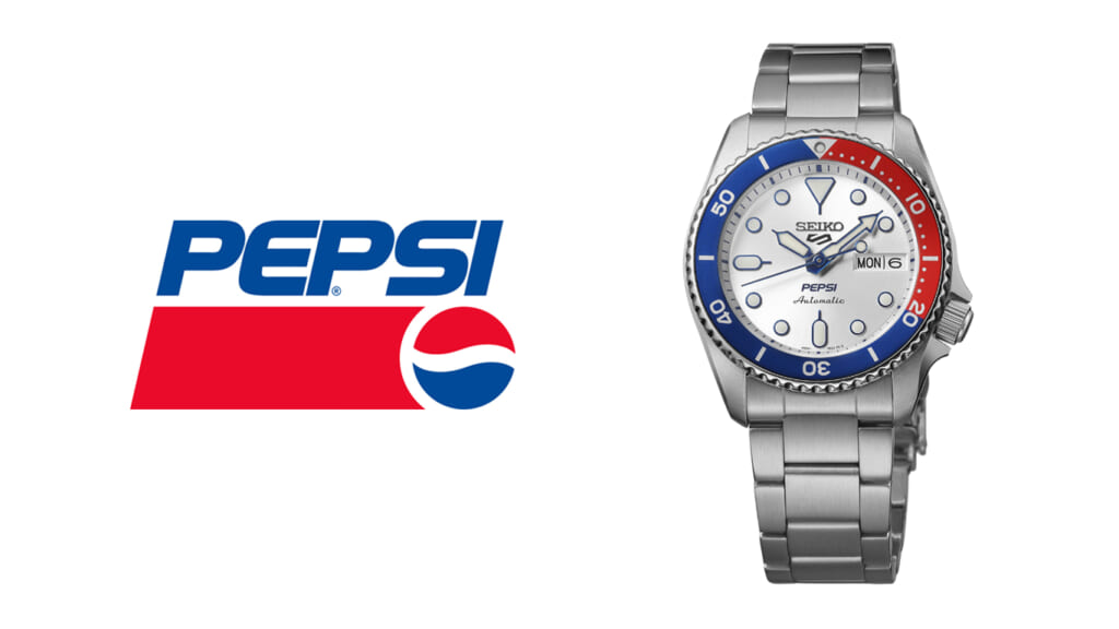 セイコー 5スポーツ Pepsi コラボレーション限定モデル