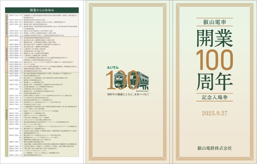 EIZAN TRAIN 100th anniversary watch