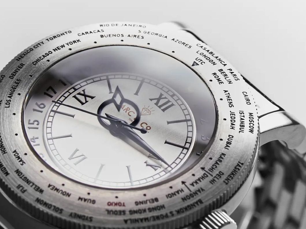 ARC&Co. Modern-Vintage World Traveler Watch
