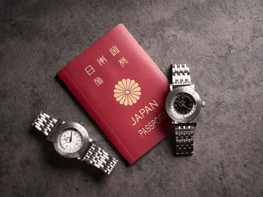ARC&Co. Modern-Vintage World Traveler Watch