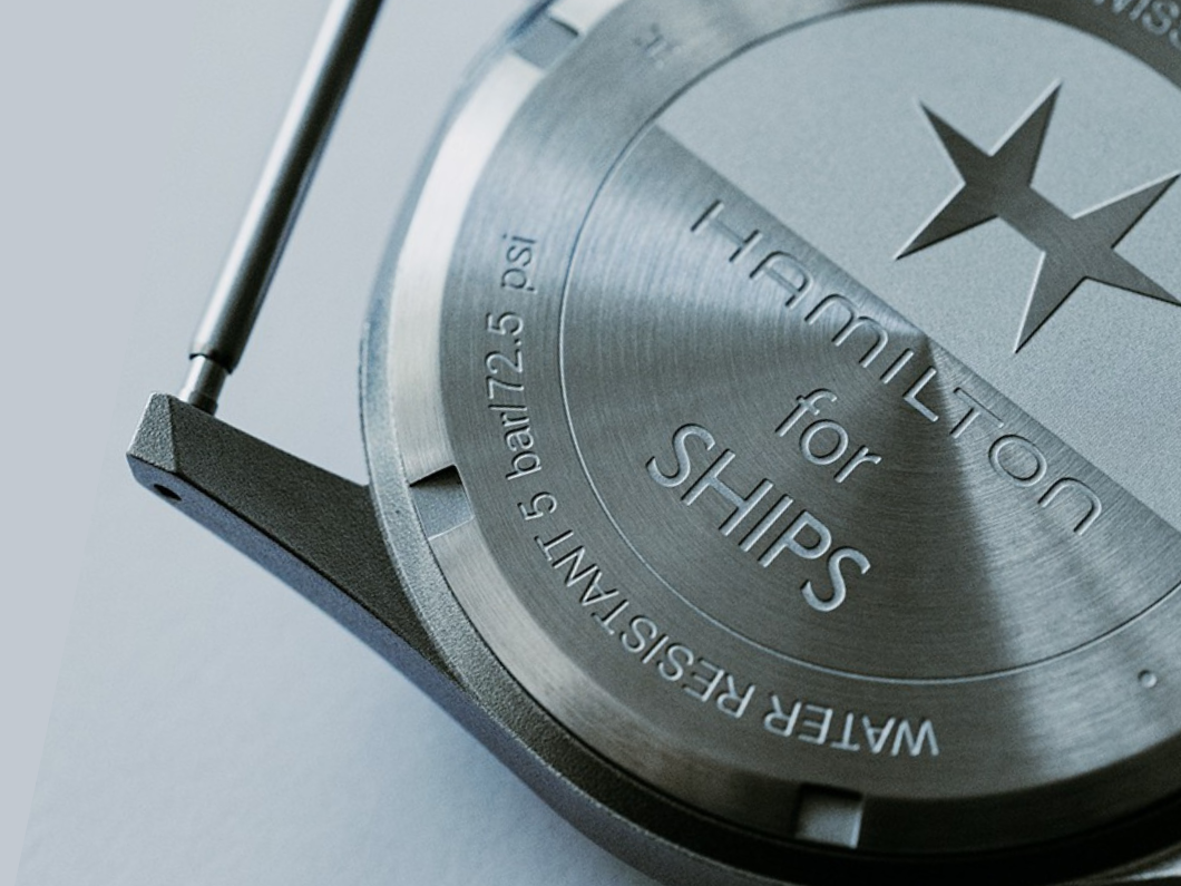 SHIPS（シップス）＆HAMILTON（ハミルトン） KHAKI FIELD Mechanical SHIPS 50th Anniversary Edition