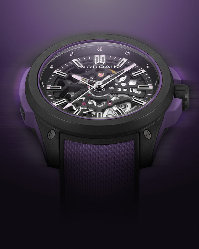 NORQAIN（ノルケイン） Wild ONE Skeleton 42mm Limited Edition Purple（ワイルド ワン スケルトン 42mm パープル リミテッドエディション）