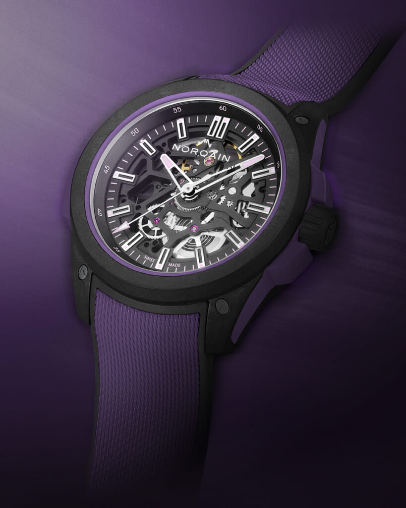 NORQAIN（ノルケイン） Wild ONE Skeleton 42mm Limited Edition Purple（ワイルド ワン スケルトン 42mm パープル リミテッドエディション）