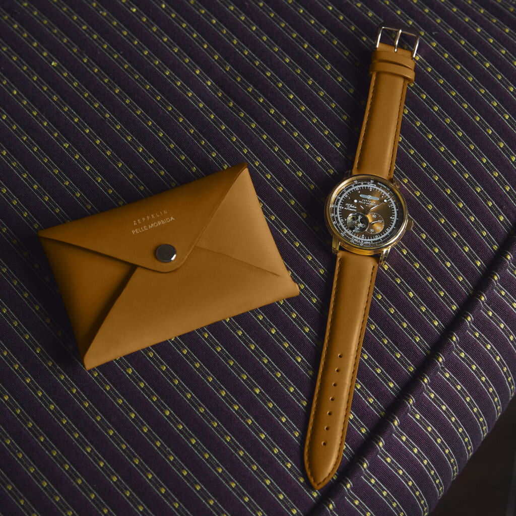 ZEPPELIN × PELLE MORBIDA 100周年記念シリーズ オープンハートオートマティック