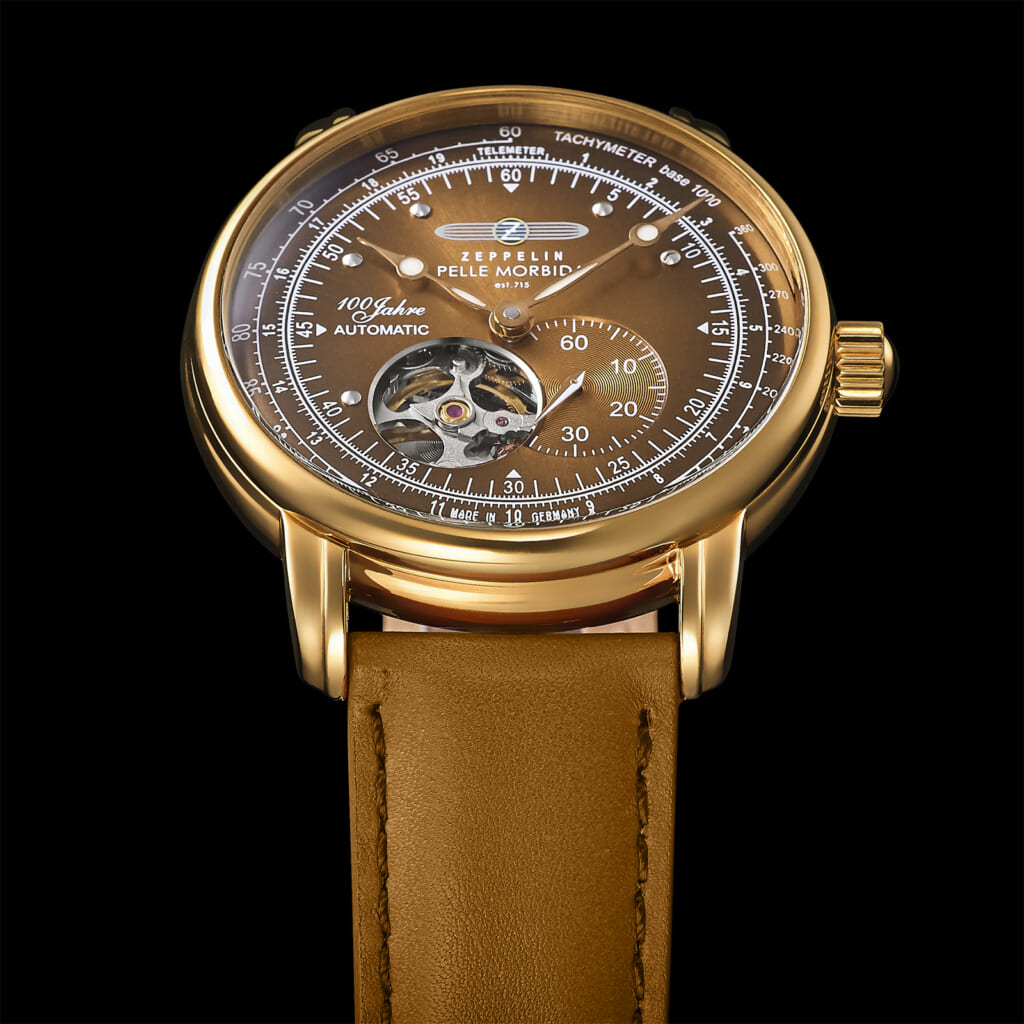 ZEPPELIN × PELLE MORBIDA 100周年記念シリーズ オープンハートオートマティック