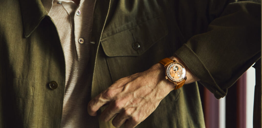 ZEPPELIN × PELLE MORBIDA 100周年記念シリーズ オープンハートオートマティック