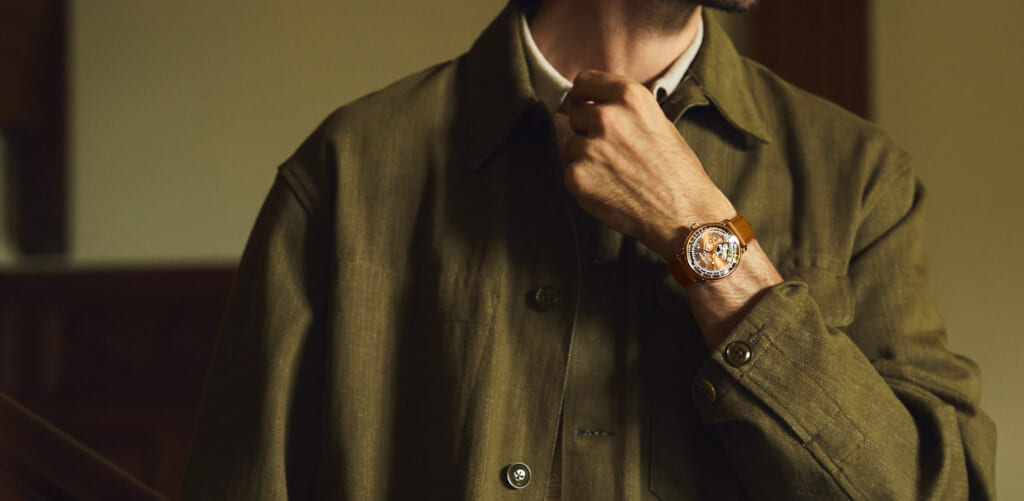 ZEPPELIN × PELLE MORBIDA 100周年記念シリーズ オープンハートオートマティック