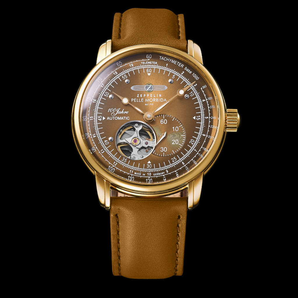 ZEPPELIN × PELLE MORBIDA 100周年記念シリーズ オープンハートオートマティック