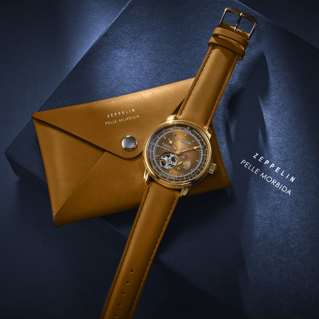 ZEPPELIN × PELLE MORBIDA 100周年記念シリーズ オープンハートオートマティック