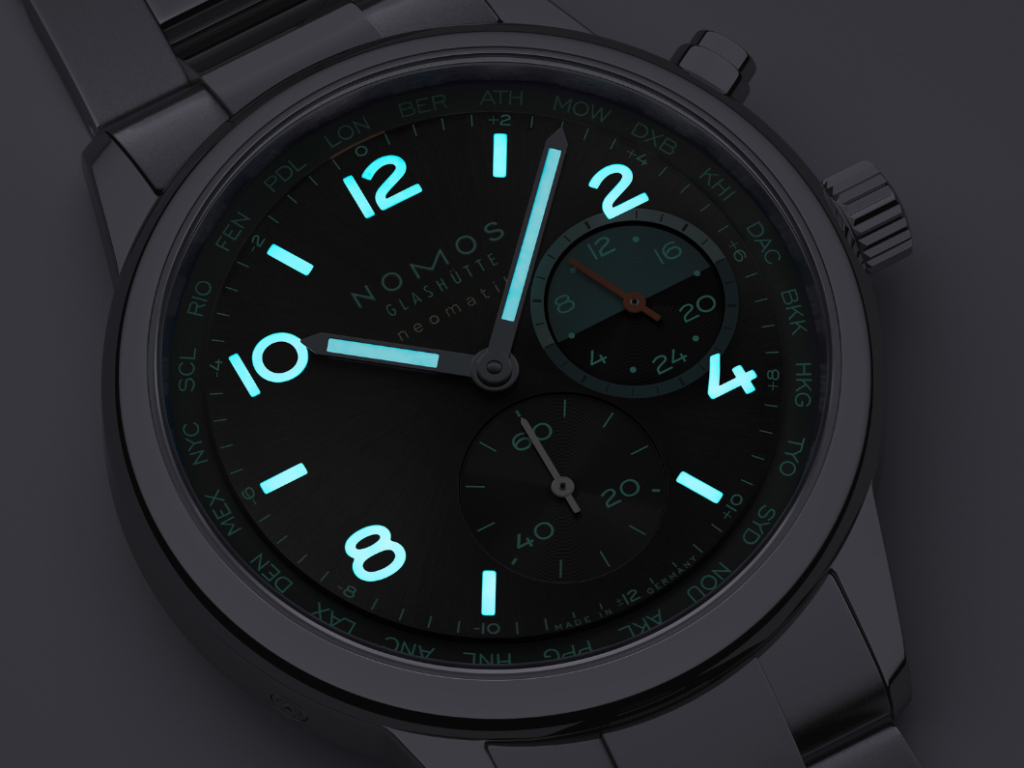 NOMOS GLASHÜTTE（ノモス グラスヒュッテ）クラブスポーツ ネオマティック ワールドタイマー