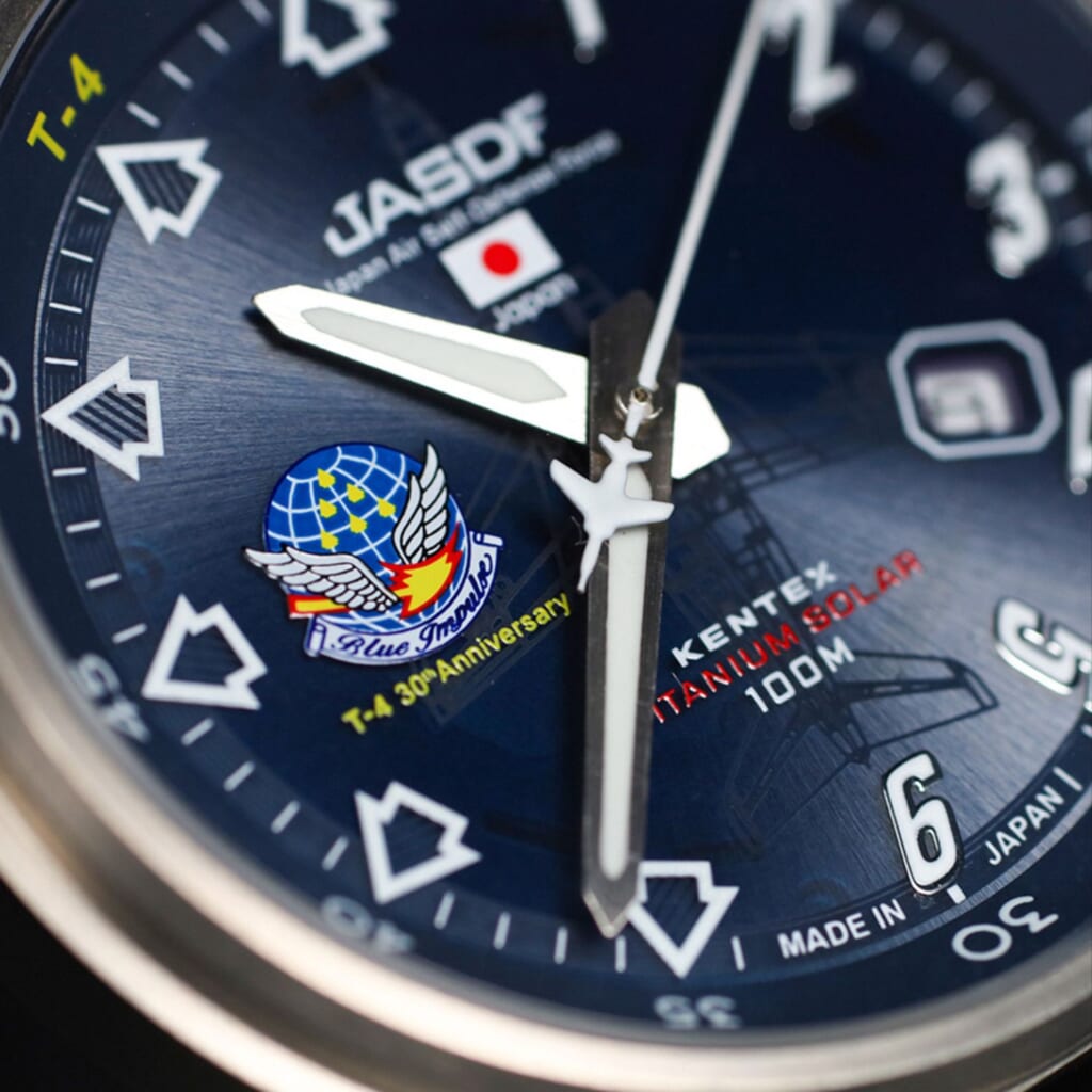 ケンテックス（KENTEX）Blue Impulse チタンソーラー T-4 30周年記念モデル