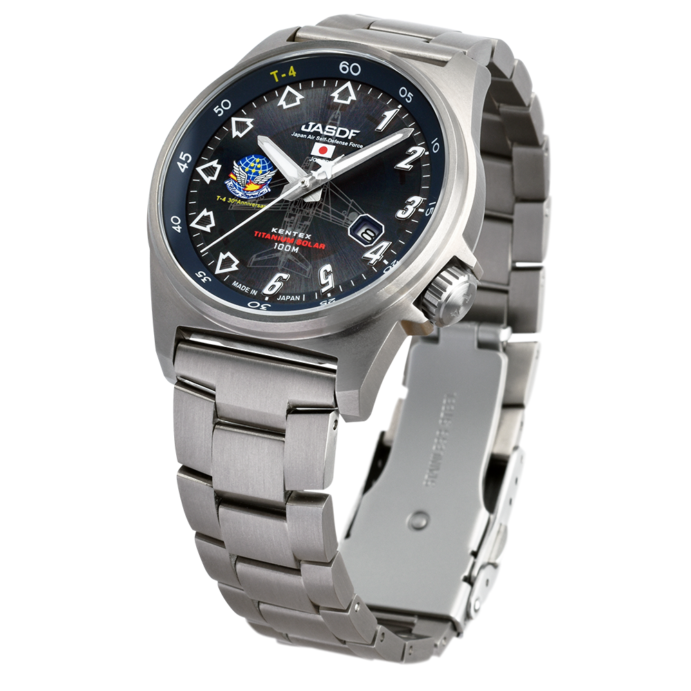 ケンテックス（KENTEX）Blue Impulse チタンソーラー T-4 30周年記念モデル