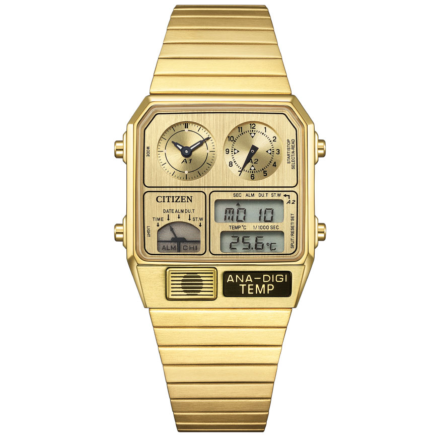 CITIZEN COLLECTION（シチズンコレクション） レコードレーベル メタリック アナデジテンプ